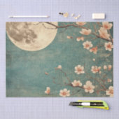 Moonlit Cherry Blossom Serenity Tissuepapier (Craft)