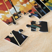 Moonlit City Street Legpuzzel (Zijkant)