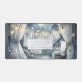 Moonlit CottageCore waslijn Bureaumat (Keyboard & Muis)