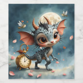 Moonlit Creature Caelum Tickwing  Wijn Etiket (Enkel label)