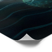 Moonlit Creek Mermaid Poster Print (Hoek)