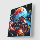 Moonlit cruise met de Amerikaanse vlag Vierkante Klok (Hoek)