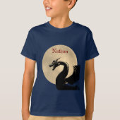 Moonlit Dragon gepersonaliseerd T-shirt (Voorkant)