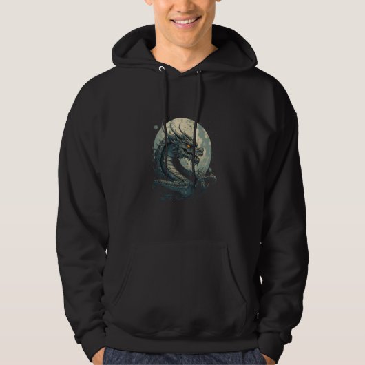 Moonlit Dragon - Moon Dragon Hoodie (Voorkant)