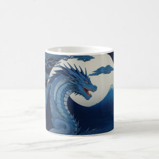 Moonlit Dragon of Fuji Mug Koffiemok