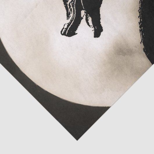 Moonlit Dragon Tissuepapier (Detail)