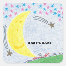 Moonlit Dreams Baby shower of Nieuwe Baby Stickers