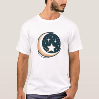 Moonlit Dreams Crescent T-shirt