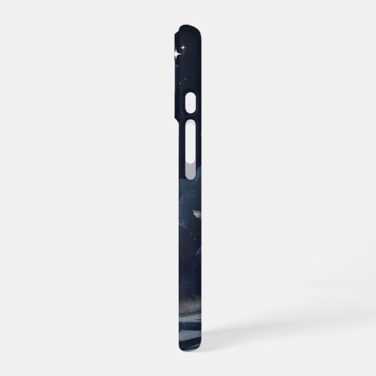 Moonlit Dreams – iPhone 16 Case | Night Sky Illust iPhone 16 Hoesje (Linkerkant)