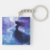 Moonlit Drift-Ocean Dream Sleutelhanger (Achterkant)