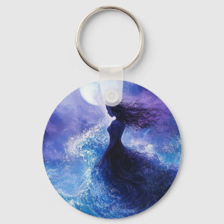 Moonlit Drift-Ocean Dream Sleutelhanger