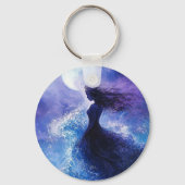 Moonlit Drift-Ocean Dream Sleutelhanger (Achterkant)