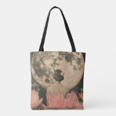 Moonlit Elegance - Back Uitzicht van Vrouw met Maa Tote Bag (Achterkant)