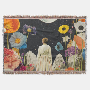 Moonlit Elegance - Het Uitzicht van de vrouw met d Deken
