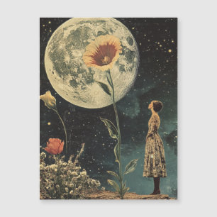 Moonlit Elegance - Vrouw met Maan