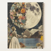 Moonlit Elegance - Vrouw met Maan (2) Planner (Achterkant)