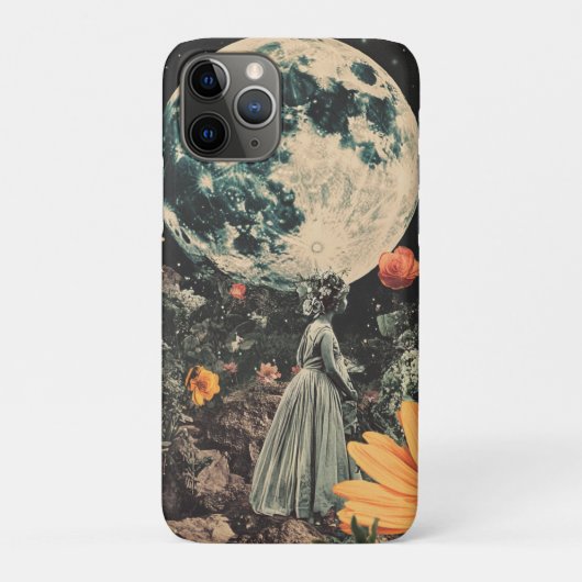 Moonlit Elegance - Vrouw met Maan (3) Case-Mate iPhone Case (Achterkant)