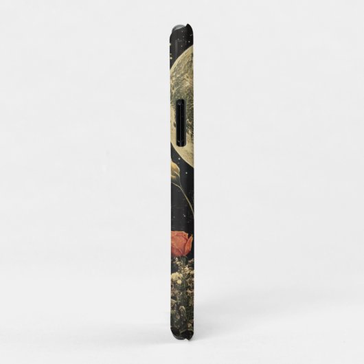 Moonlit Elegance - Vrouw met Maan Case-Mate iPhone Case (Achterkant/rechts)