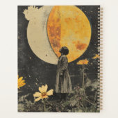 Moonlit Elegance - Vrouw met Maan Planner (Achterkant)