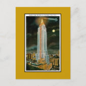 Moonlit Empire State Building Briefkaart (Voorkant)