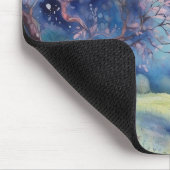 Moonlit Enchanted Forest Nightscape Muismat (Hoek)