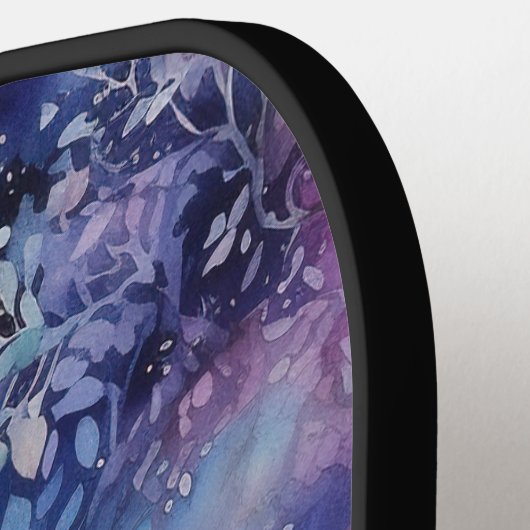 Moonlit Enchanted Forest Nightscape Pickleball Paddle (Links Detail)