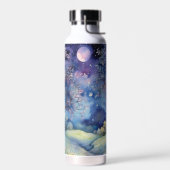 Moonlit Enchanted Forest Nightscape Waterfles (Links)