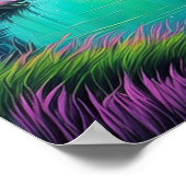 Moonlit Enchantment, avond fluistert Poster (Hoek)