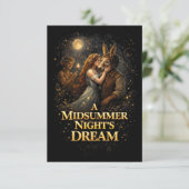 Moonlit Enchantment Bedankkaart (Staand voorkant)