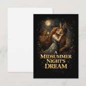 Moonlit Enchantment Bedankkaart (Voorkant / Achterkant)