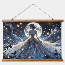 Moonlit Fairy Princess Celestial Gown Hangend Wandkleed