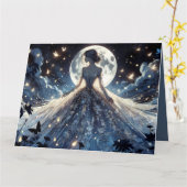 Moonlit Fairy Princess Celestial Gown Kaart (Gele Bloem)