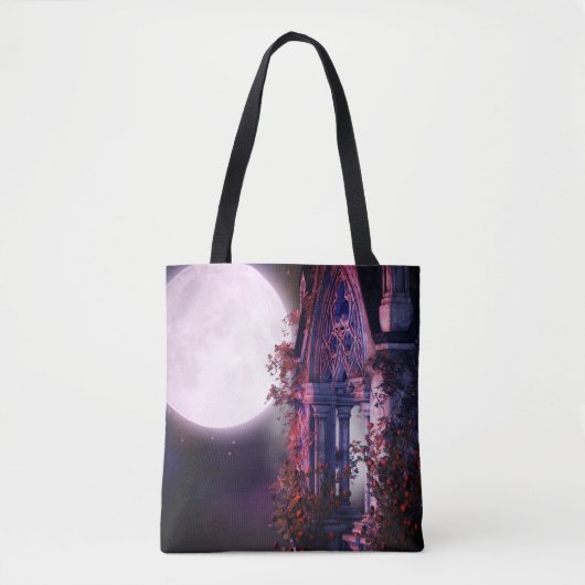 Moonlit Fantasy Garden Canvas tas (Voorkant)