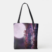 Moonlit Fantasy Garden Canvas tas (Achterkant)