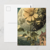 Moonlit Flower &  Charm Briefkaart (Voorkant / Achterkant)