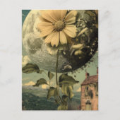 Moonlit Flower &  Charm Briefkaart (Voorkant)
