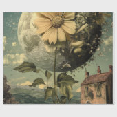 Moonlit Flower & Charm Cadeaupapier (Vlak)