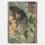 Moonlit Flower & Charm Deken (Voorkant Verticaal)