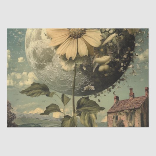 Moonlit Flower & Charm Tissuepapier (Voorkant)