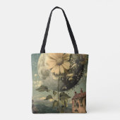 Moonlit Flower &  Charm Tote Bag (Achterkant)