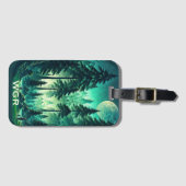 Moonlit Forest  Bagagelabel (Voorkant (horizontaal))