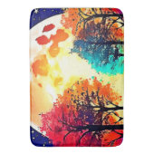 Moonlit Forest Fantasy Art Badmat (Voorkant Verticaal)