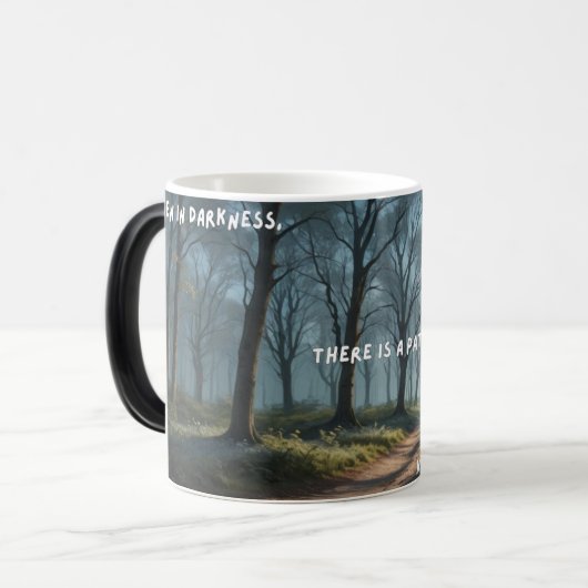 Moonlit Forest Path Onthul Mok - Vind uw weg (Voorkant links)