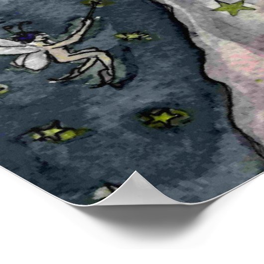 Moonlit Fouten - DRUK Poster (Hoek)