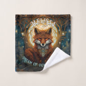 Moonlit Fox Specialized Children's Storybook Fox Bad Handdoek (Wasdoekje)