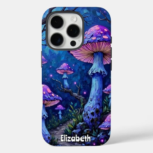 Moonlit Fungi Trail Case-Mate iPhone Case (Achterkant)