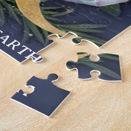 Moonlit Garden Crystal Bouquet • Herbal Magic Legpuzzel (Zijkant)