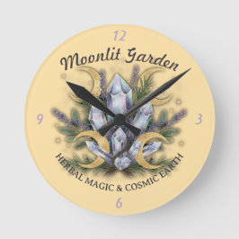 Moonlit Garden Crystal Bouquet - Herbal Magic Ronde Klok