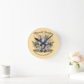 Moonlit Garden Crystal Bouquet • Herbal Magic Ronde Klok (Huis)