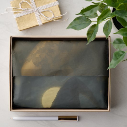 Moonlit Garden Witch Gothic Halloween Decoupage Tissuepapier (Geschenk)